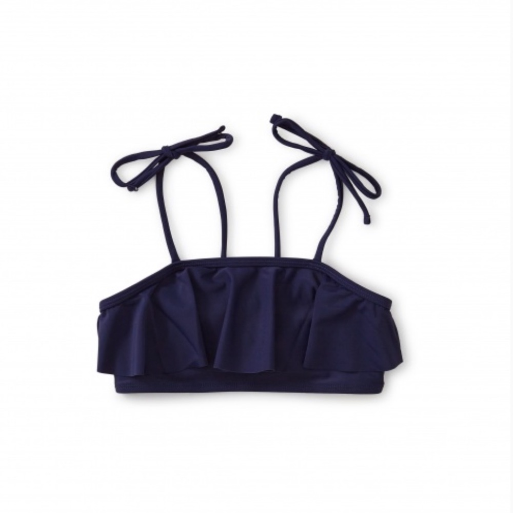 Tea Collection Tie Shoulder Ruffle Bikini Top